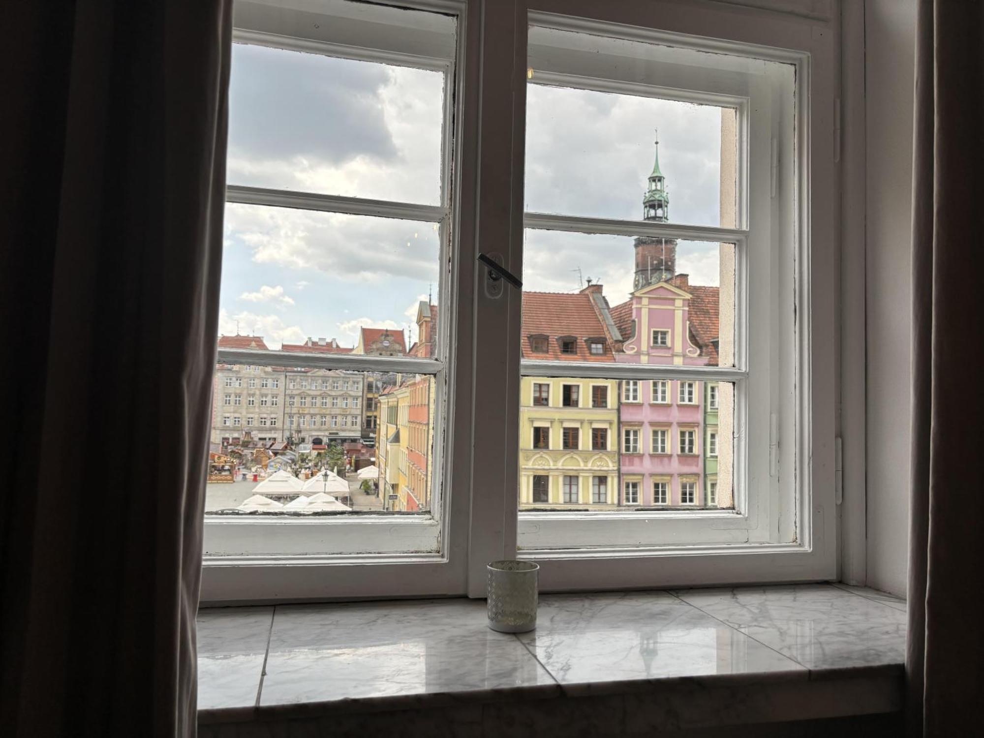 Widok Na Rynek Apartman Wrocław Kültér fotó