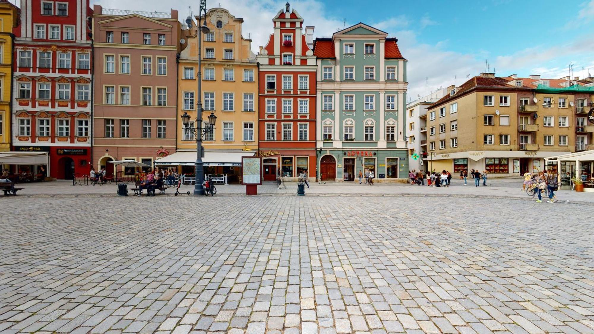 Widok Na Rynek Apartman Wrocław Kültér fotó